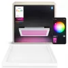Philips Surimu Square Panel, Smart-Deckenleuchte, Bluetooth/Zigbee, Weiß, Aluminium, Multi, 2000 K