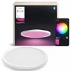 Philips Surimu Round Panel, Smarte Deckenleuchte, Bluetooth/Zigbee, Weiß, Aluminium, Multi, 2000 K
