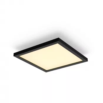 Philips Aurelle Square Panel, Smart-Deckenleuchte, Bluetooth/Zigbee, Schwarz, LED, Aluminium, Variabel