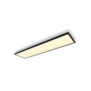 Intelligente Deckenleuchte Signify Philips Aurelle Rectangle Panel — Bluetooth/Zigbee, 1200×300×48 mm, schwarz