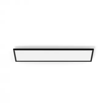Intelligente Deckenleuchte Signify Philips Aurelle Rectangle Panel — Bluetooth/Zigbee, 1200×300×48 mm, schwarz