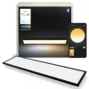 Intelligente Deckenleuchte Signify Philips Aurelle Rectangle Panel — Bluetooth/Zigbee, 1200×300×48 mm, schwarz
