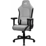 Universal Gaming-Stuhl AEROCOOL CROWNASHGR — grau gepolsterte Sitzfläche/Rückenlehne, 2D-Armlehnen, Stahlrahmen, Gasfeder Klasse 4, max. Benutzergewicht 150 kg