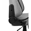 Universal Gaming-Stuhl AEROCOOL CROWNASHGR — grau gepolsterte Sitzfläche/Rückenlehne, 2D-Armlehnen, Stahlrahmen, Gasfeder Klasse 4, max. Benutzergewicht 150 kg