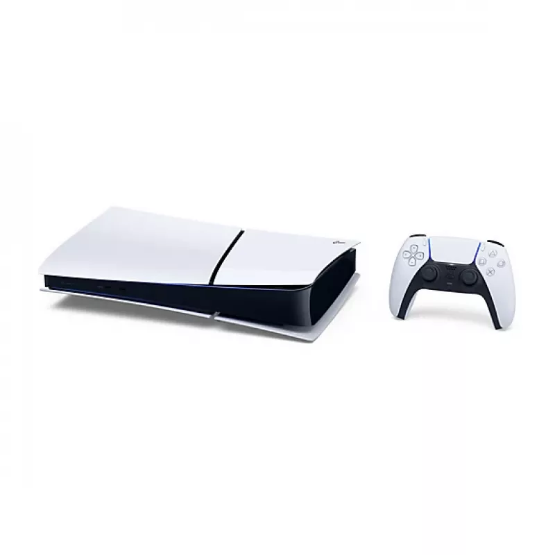 Sony Playstation 5 schlank Digital Edition 825 GB Wi-Fi Schwarz, Weiß