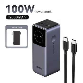 Tragbare Powerbank Ugreen 12000mAh 100W Schnellladung