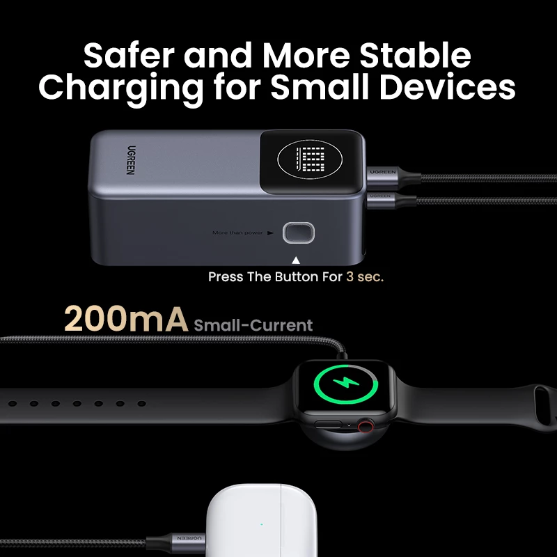 Tragbare Powerbank Ugreen 12000mAh 100W Schnellladung