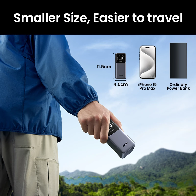 Tragbare Powerbank Ugreen 12000mAh 100W Schnellladung