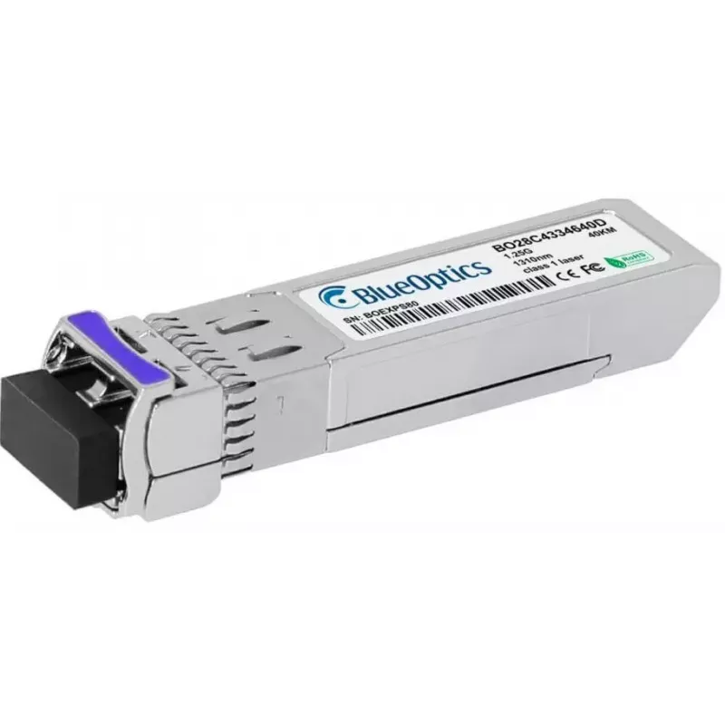 Glasfaser-SFP-Transceiver BlueOptics AT-SPBD40DUAL-14-BO, cSFP-Schnittstelle, LC-Stecker, Aluminium