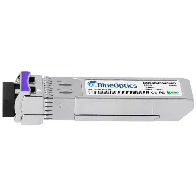 Glasfaser-SFP-Transceiver BlueOptics AT-SPBD40DUAL-14-BO, cSFP-Schnittstelle, LC-Stecker, Aluminium