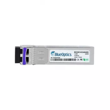 Glasfaser-cSFP-Transceiver BlueOptics CSFP-BX1490-40-D-BO 1250 Mbit/s silbernes Metallgehäuse