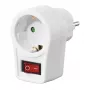 Hama 00223212 Netzstecker-Adapter Typ F Weiß