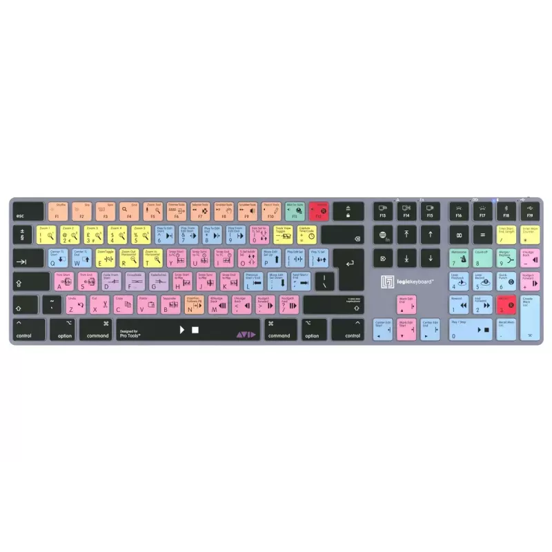Logickeyboard LKB-PT-TM-UK Tastatur Office Bluetooth QWERTY Englisch Full-size