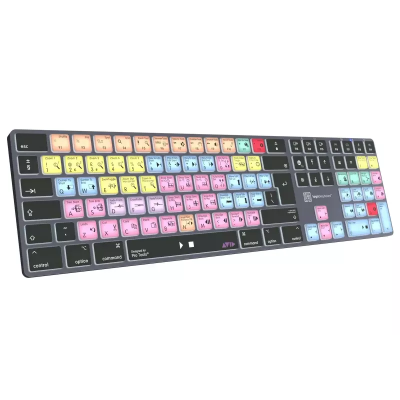 Logickeyboard LKB-PT-TM-UK Tastatur Office Bluetooth QWERTY Englisch Full-size