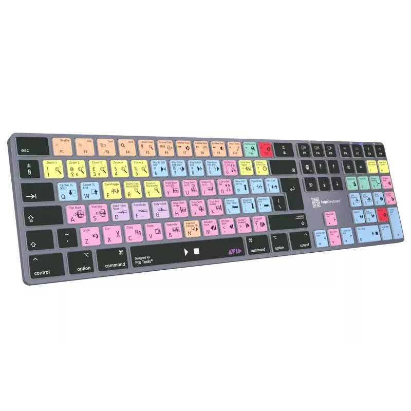 Logickeyboard LKB-PT-TM-UK Tastatur Office Bluetooth QWERTY Englisch Full-size