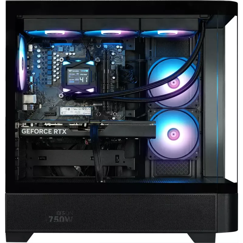 Desktop-Gaming-PC THERMALTAKE FTW V290a 5070 schwarz/transparent, Windows 11 Pro