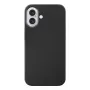 Cellularline Sensation – iPhone 16 Hülle aus Soft-Touch-Silikon, Cover, Apple, iPhone 16, 15,5 cm (6,1 Zoll), Schwarz