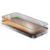 Cellularline Fortified Xtreme Glass - iPhone 16 Ultrawiderstandsfähiges gehärtetes Glas mit verstärkten Rändern, einfach anzubringen und extrem widerstandsfähig