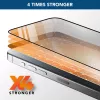 Cellularline Fortified Xtreme Glass - iPhone 16 Ultrawiderstandsfähiges gehärtetes Glas mit verstärkten Rändern, einfach anzubringen und extrem widerstandsfähig