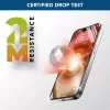 Cellularline Fortified Xtreme Glass - iPhone 16 Ultrawiderstandsfähiges gehärtetes Glas mit verstärkten Rändern, einfach anzubringen und extrem widerstandsfähig