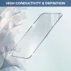 Cellularline Fortified Xtreme Glass - iPhone 16 Ultrawiderstandsfähiges gehärtetes Glas mit verstärkten Rändern, einfach anzubringen und extrem widerstandsfähig