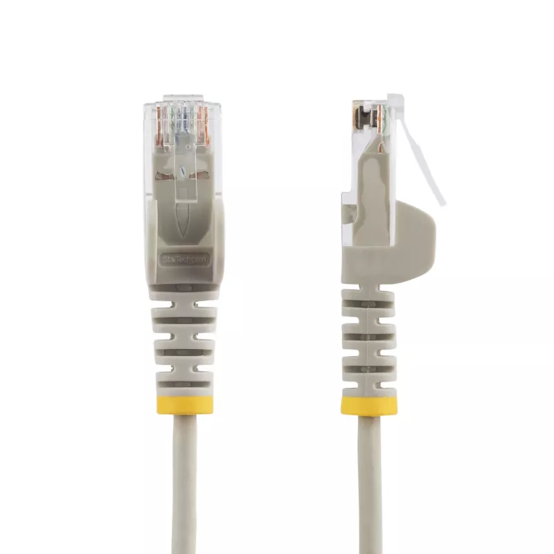 StarTech.com 0,5 m CAT6 Kabel – schlank – Snagless RJ45 Stecker – Grau
