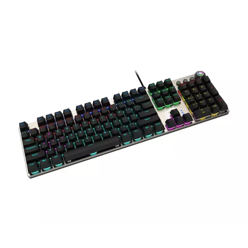 Gaming-Tastatur MSI FORGE GK310 RED DE Mechanisch USB QWERTY Schwarz