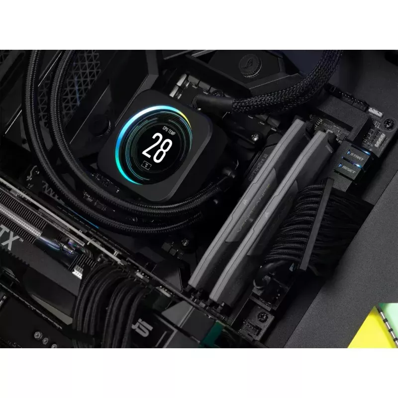 Corsair Vengeance, DDR5-6400, CL32, AMD EXPO + Intel XMP 3.0 - 32 GB Dual-Kit, grau