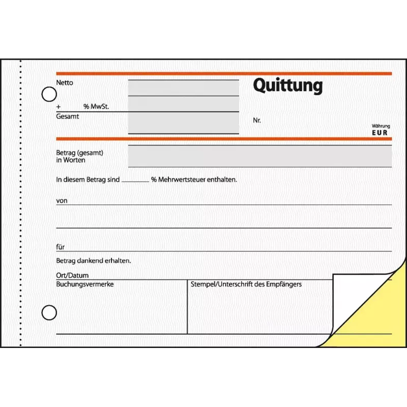 Geschäftsformular Sigel SD022 Grün A6 Q