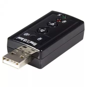 StarTech.com Virtual 7.1 USB Stereo Audio Adapter Externe Soundkarte