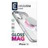Cellularline Gloss Mag – iPhone 16 Magnetische Hülle zum Laden und Befestigen am MagSafe-Ladegerät