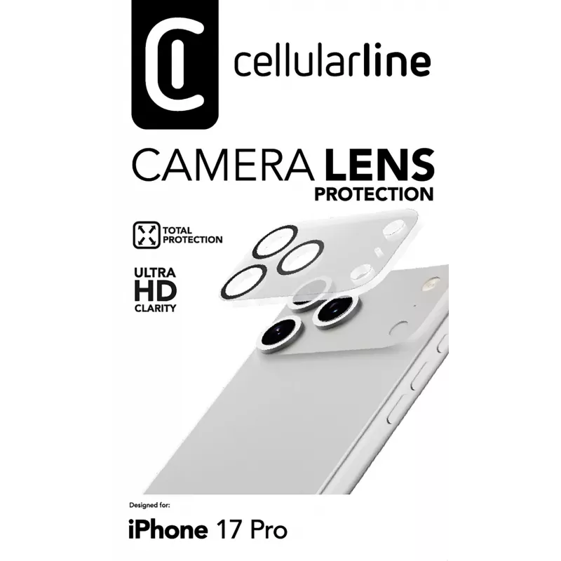 Cellularline Kameraobjektiv - iPhone 17 Pro Schutz für die Kamera