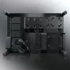 RAIJINTEK Paean Desktop-PC-Gehäuse – Schwarz Transparent, ATX/Micro-ATX/Mini-ITX, 4x USB 3.2 Gen1, 3x3,5-Zoll + 3x2,5-Zoll Einschübe