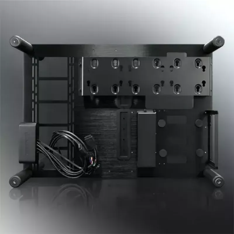RAIJINTEK Paean Desktop-PC-Gehäuse – Schwarz Transparent, ATX/Micro-ATX/Mini-ITX, 4x USB 3.2 Gen1, 3x3,5-Zoll + 3x2,5-Zoll Einschübe
