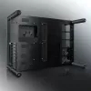 RAIJINTEK Paean Desktop-PC-Gehäuse – Schwarz Transparent, ATX/Micro-ATX/Mini-ITX, 4x USB 3.2 Gen1, 3x3,5-Zoll + 3x2,5-Zoll Einschübe