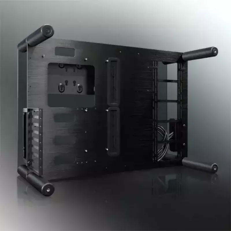 RAIJINTEK Paean Desktop-PC-Gehäuse – Schwarz Transparent, ATX/Micro-ATX/Mini-ITX, 4x USB 3.2 Gen1, 3x3,5-Zoll + 3x2,5-Zoll Einschübe