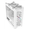 PC-Gehäuse ASUS ROG Strix Helios II Midi Tower Weiß — unterstützt EATX/ATX/Micro-ATX/Mini-ITX, 3x140mm Front + 1x140mm Rückseite, 2×3,5 Zoll + 4×2,5 Zoll Einschübe, gehärtetes Glas