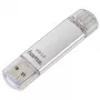 Hama C-Laeta USB-Stick 128 GB USB Typ-A / USB Typ-C 3.2 Gen 1 (3.1 Gen 1) Silber
