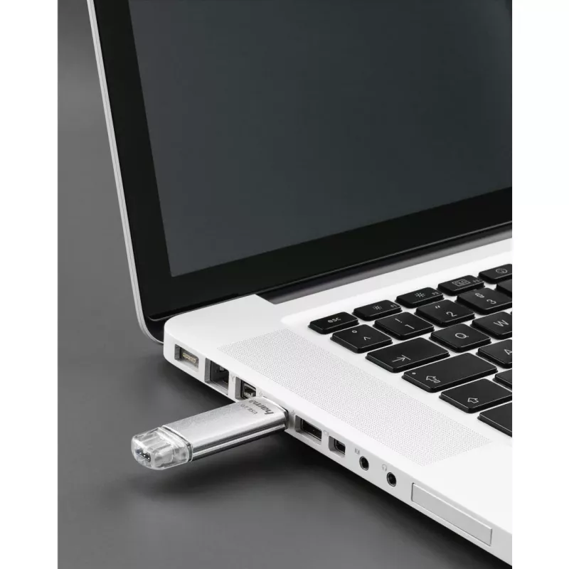 Hama C-Laeta USB-Stick 128 GB USB Typ-A / USB Typ-C 3.2 Gen 1 (3.1 Gen 1) Silber