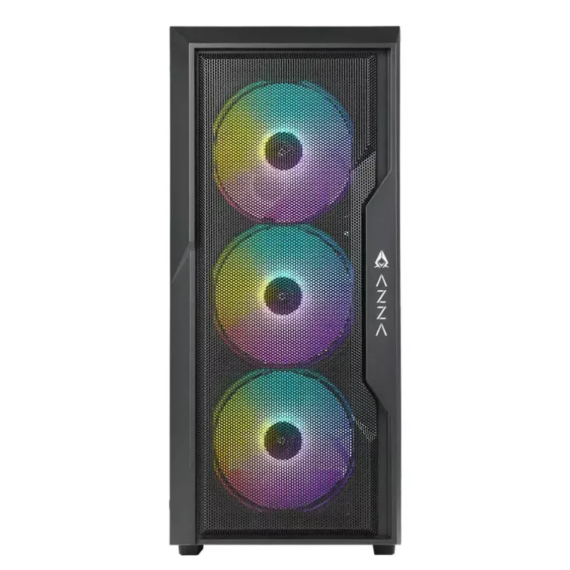 PC-Gehäuse Azza Fighter Midi Tower Schwarz