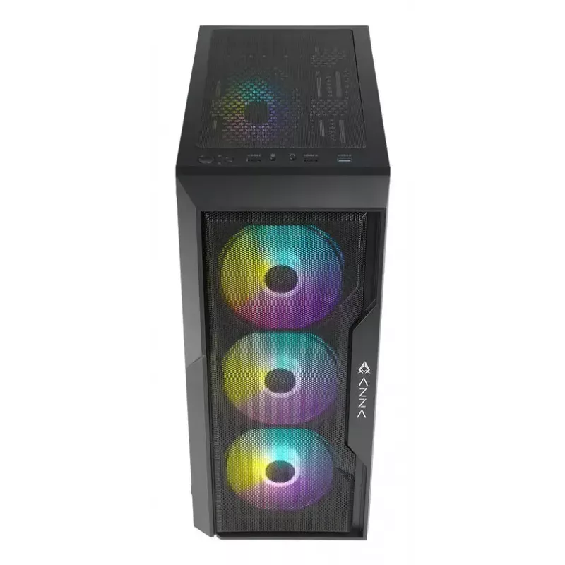 PC-Gehäuse Azza Fighter Midi Tower Schwarz