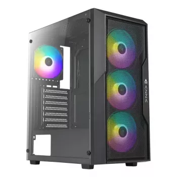PC-Gehäuse Azza Fighter Midi Tower Schwarz
