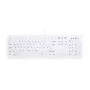 Drahtlose RF-Tastatur Active Key AK-C8100 — Full-Size 105 Tasten, Büro, Weiß, deutsches Layout