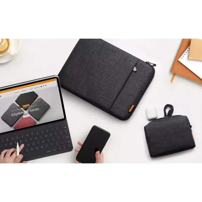 Sleeve case Inateck LB01006 für 15 Zoll (38,1 cm) Laptops, Schwarz/Grau