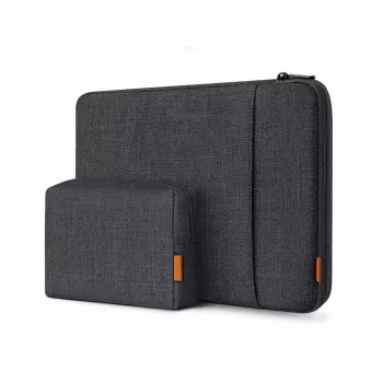 Sleeve case Inateck LB01006 für 15 Zoll (38,1 cm) Laptops, Schwarz/Grau
