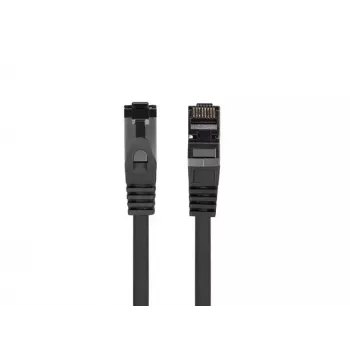 Netzwerk-Patchkabel LANBERG PCF8-10CU-0050-BK Cat8.1 S/FTP (S-STP) RJ-45 auf RJ-45 0,5 m Schwarz