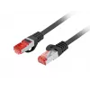 Netzwerkkabel Lanberg PCF6-10CU-0300-BK RJ-45 Cat6 3 m Schwarz