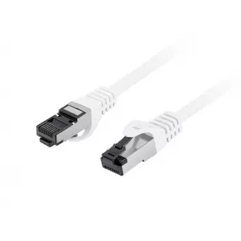 LANBERG Netzwerkkabel Cat8.1 S/FTP (S-STP) RJ-45 auf RJ-45 Weiß 0,5 m