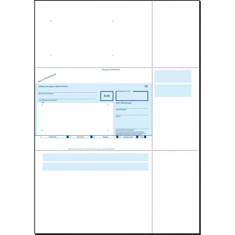 Geschäftsformular Sigel ZV532