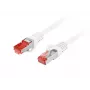 Netzwerk-Patchkabel LANBERG PCF6-10CU-0050-W Cat6 S/FTP (S-STP) Weiß 0,5 m RJ-45–RJ-45